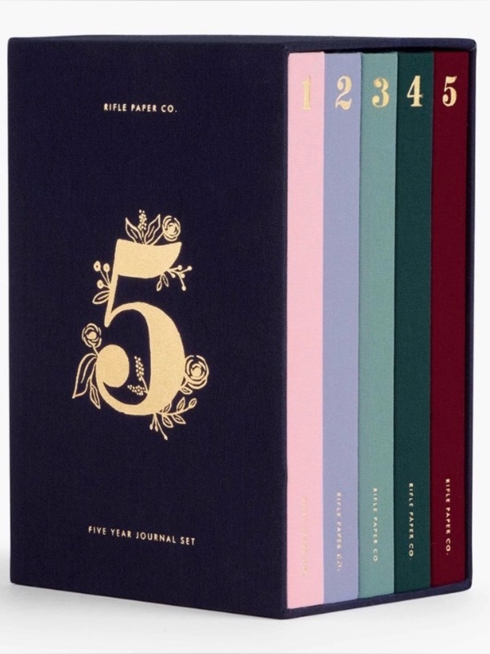 Brand New! Rifle Paper Company Five Year Keepsake Journal Set Heirloom